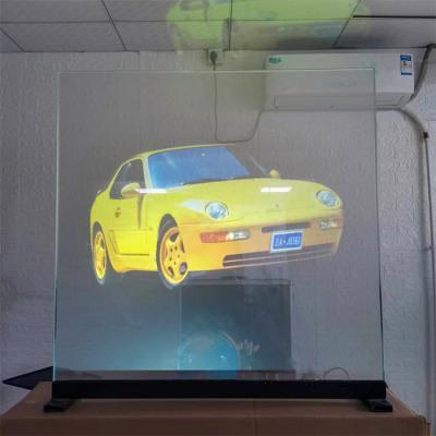 投影膜裸眼3d全息投影 玻璃贴膜橱窗广告展示全息投影设备膜