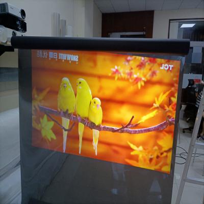 全息投影膜 投影仪互动触摸膜 橱窗广告背投玻璃投影设备