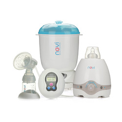 新贝孕产妇豪华哺乳套餐电动吸奶器+智能暖奶器+奶瓶消毒器5003