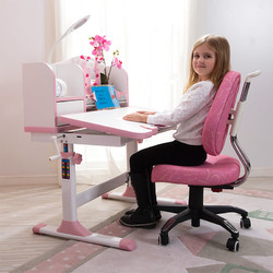 博士有成 学生书桌椅套装 儿童学习桌椅组合 可升降课桌写字桌椅