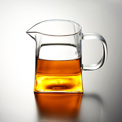 汉唐苹果杯公道杯 分茶器 高硼硅玻璃茶具茶道配件 功夫茶漏茶滤