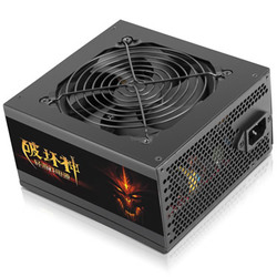 先马破坏神450额定300W电脑台机电源宽幅/单路12V/背线/2盎司板材