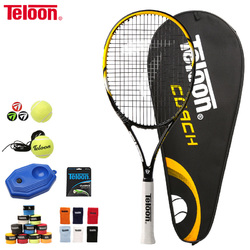 【买一支送一支】天龙碳素网球拍双人 单人网球拍初学套装双拍