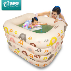 倍护婴 婴儿游泳池保温充气婴幼儿童宝宝游泳池戏水池新生儿浴盆