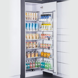 NUOMI/诺米 厨房橱柜高柜拉篮多层大容量储物柜 饮料调味料置物柜