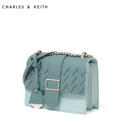 CHARLES＆KEITH 小方包 CK2-80150610 欧美风时尚拼色单肩包