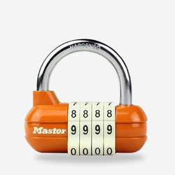 美国master玛斯特锁头大门防盗锁具防盗密码锁健身房更衣柜子挂锁