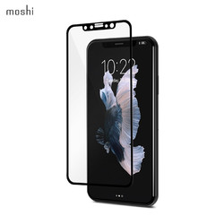 Moshi摩仕苹果iPhone X钢化膜手机保护膜钢化玻璃膜全包前膜10代