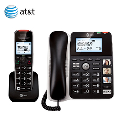 美国AT&T54102无绳电话机双免提大声无线固定座机子母机家用办公