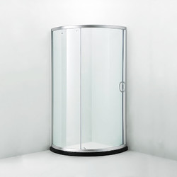 朗斯 海伦IIC32 淋浴房 弧形移门 钢化玻璃 防爆膜上门非标定制