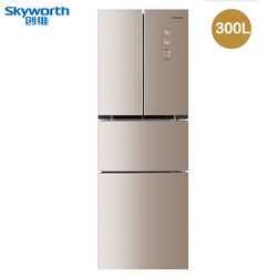 Skyworth/创维 W30Ai 325L法式多门三门冰箱风冷无霜家用大电冰箱