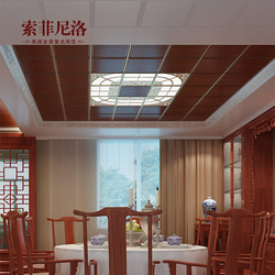 索菲尼洛复式集成吊顶餐厅厨房 卫浴镶入式扣板艺术组合LED照明