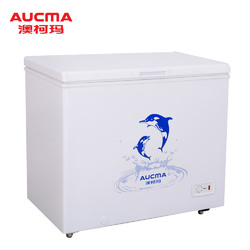 Aucma/澳柯玛 BC/BD-208HNE 冰柜商用卧式冷柜 冷藏冷冻家用单温
