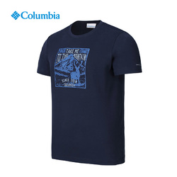 Columbia/哥伦比亚户外18春夏新品男款吸湿圆领短袖T恤PM3337