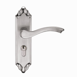 雅洁室内实木门房间门锁304不锈钢插芯门锁拉丝镜光AS5081B-F2445