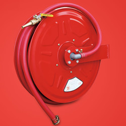 天广 消防器材 自救式消防软管卷盘 25米   消防水管水带