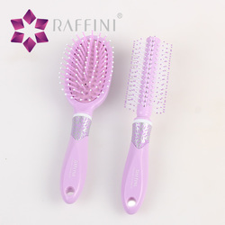 RAFFINI迷你款 花纹气囊梳 卷发梳 美发工具2件套 小气垫按摩梳