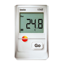 德图testo 174T迷你型温度记录仪食品药品冷藏温度计防潮湿带底座