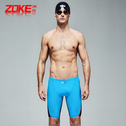 ZOKE五分泳裤 男士专业鲨鱼皮运动游泳衣 训练比赛速干大码游泳裤