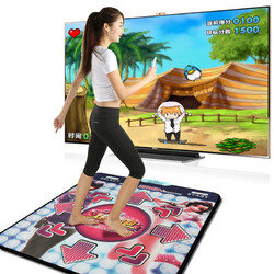 茗邦跳舞毯 电视电脑两用单人双人加厚健身体感跳舞地毯 瑜伽游戏