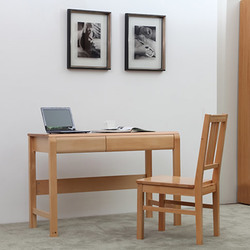 青岛一木全实木书桌 榉木电脑桌子写字台 简约现代办公桌书房家具