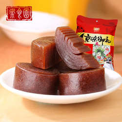 御食园山楂卷500g 新鲜山楂果丹皮山楂片 零食山楂条