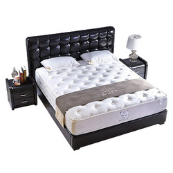 金可儿床垫 席梦思乳胶床垫1.5米1.8米 独立弹簧软硬五星床垫锆明