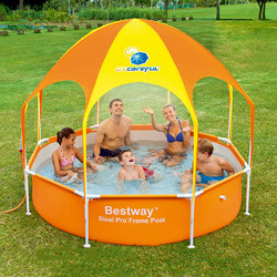 Bestway加大支架游泳池家用成人儿童泳池户外养鱼池超大号戏水池