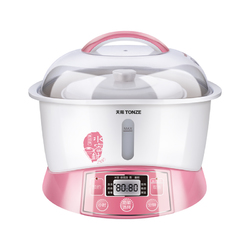 Tonze/天际 GSD-W122B电炖锅白陶瓷家用煲汤一锅三胆智能隔水炖盅