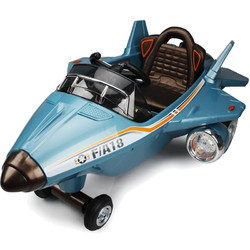 贝瑞佳儿童电动车 童车四轮宝宝汽车可坐电动汽车玩具车飞机