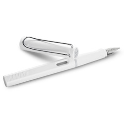 LAMY 凌美 狩猎系列白色亮杆常规墨水笔 钢笔 19WH