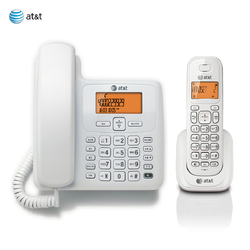 美国AT&T数字无绳电话机 子母机无线 扩音34109家用办公固定座机