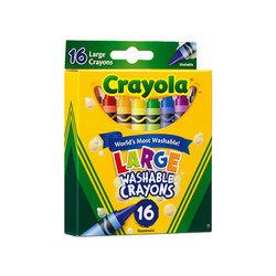 绘儿乐crayola 儿童16色/24色/48色/64色可水洗彩色蜡笔绘画工具