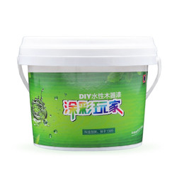 嘉宝莉水性木器漆通用封闭底漆 家具漆油漆  [0-1L]是0.5KG