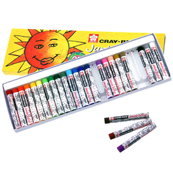 sakura/樱花 25色小太阳油画棒 软蜡笔 儿童 绘画套装儿童涂鸦XEP