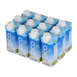 可口可乐泰国进口ZICO椰子汁 补水健康食品饮料鲜榨果汁330ml*12