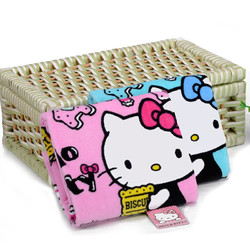 hello kitty儿童毛巾 洗脸 纯棉吸水四条装小毛巾柔软 长方形