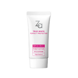 资生堂 Za姬芮新焕美白多效隔离乳SPF37 妆前保湿提亮 防晒霜 聚