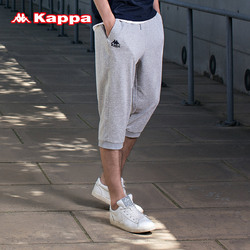 Kappa卡帕运动裤男 宽松七分短裤  夏季篮球七分收口小脚裤