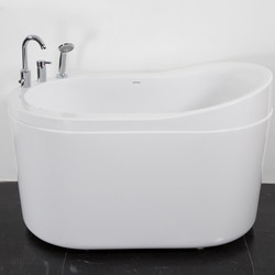 安华卫浴 1.2米浴池 anW024Q 独立式浴缸成人含五金3件套浴盆