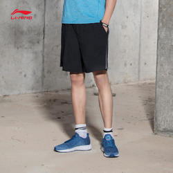 李宁运动短裤男士新款跑步系列速干凉爽反光短装夏季运动裤