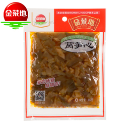 金菜地 100g莴笋心下面拌饭小菜泡菜酱腌菜咸菜块状蔬菜安徽特产