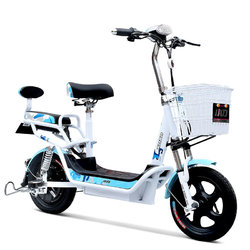 小刀电动车 乐途电瓶车电动成人自行车48V踏板车男女代步车助力车