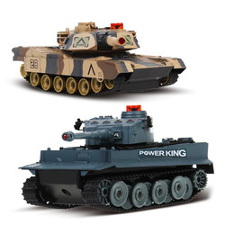 环奇遥控坦克玩具履带式金属可发射儿童对战坦克模型电动越野车