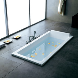 英皇卫浴嵌入式独立1.7米浴缸 一体式亚克力单人方形浴缸ET803
