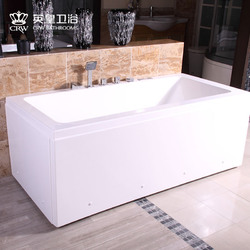 英皇1.5米恒温浴缸1.4成人普通浴缸1.7米亚克力按摩五件套浴缸087