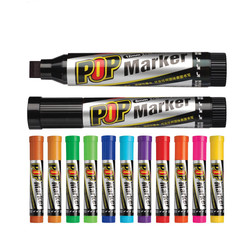 金万年 POP12mm麦克笔 马克笔 广告笔 记号美工笔 美术设计唛克笔