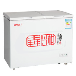 XINGX/星星 BCD-280E 家用商用冷柜冷藏冷冻大冰柜卧式双温柜节能