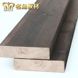 名兔板材 美国花旗松碳化木护墙板 防腐木户外碳化木板地板