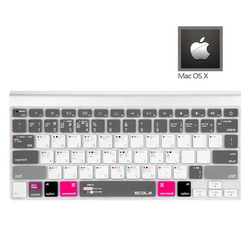 宜客莱快捷键盘膜11.6MacBook12air13.3pro15.4英寸透明PS版iMac
